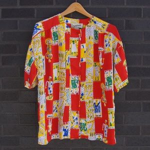 Vintage Tops - 80s vintage Diane Von Furstenberg DVF blouse Vintage Tops - 80s vintage Diane Von Furstenberg DVF blouse